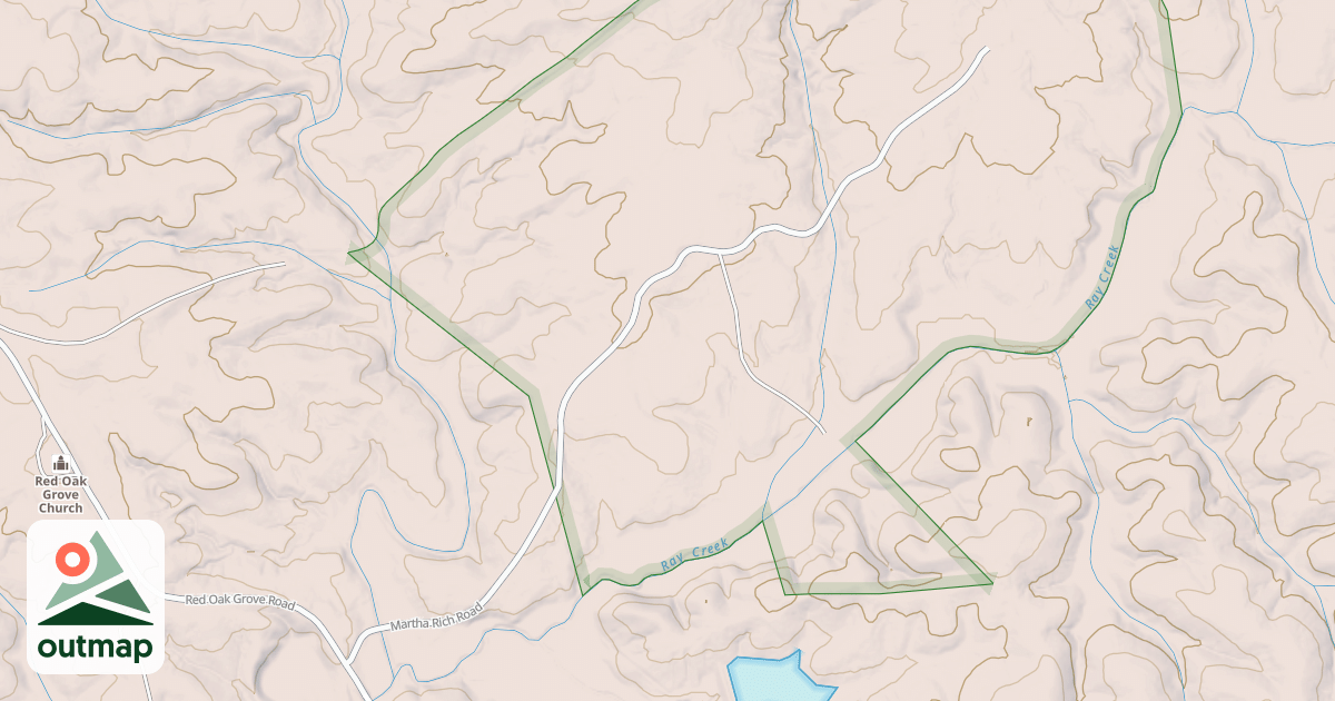 Map of RAY CREEK