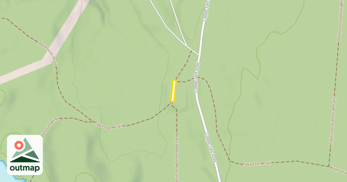 Map of North Country National Scenic Trail