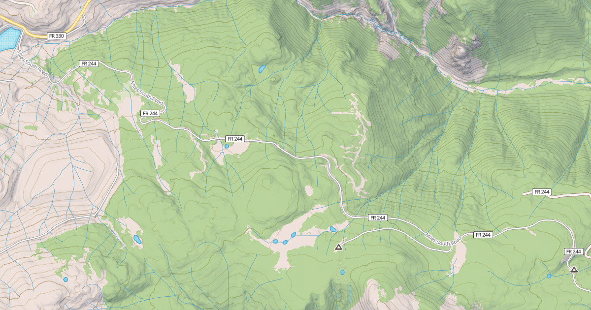 Map preview of MILES SOUTH
