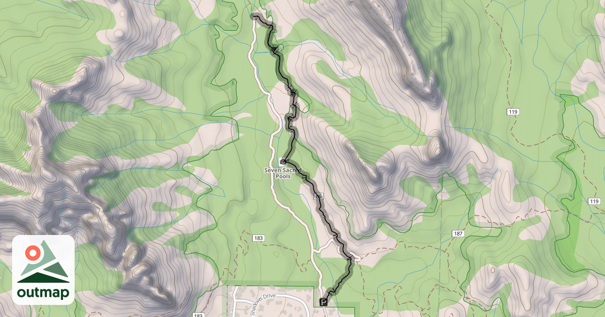Map of Soldier Pass Trail