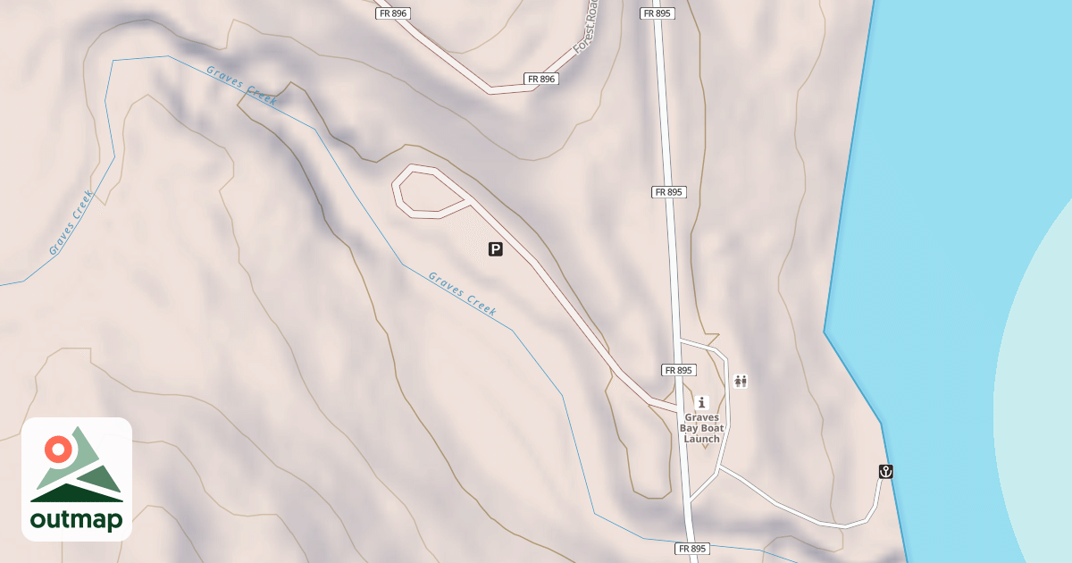 Map of GRAVES BAY CAMPGROUND