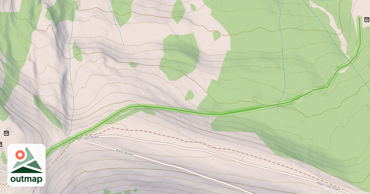 Map of Timberline Catwalk