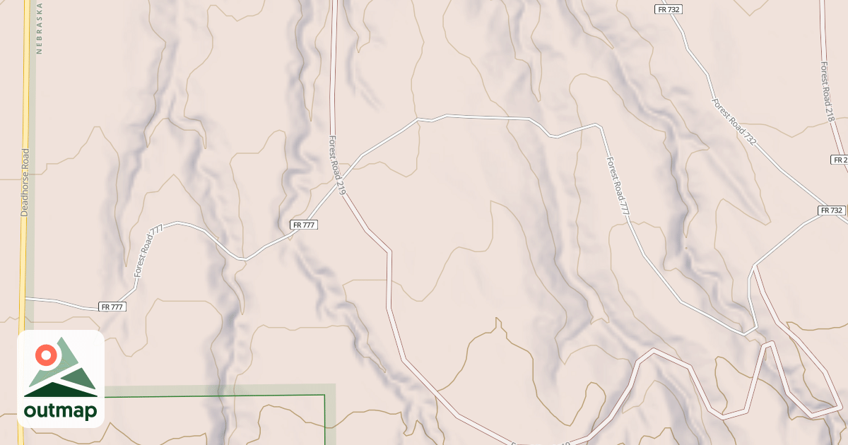 Map of USFS National Forest System Roads {6CDAE112-7503-40EA-8A86-5B98F7D9026B}