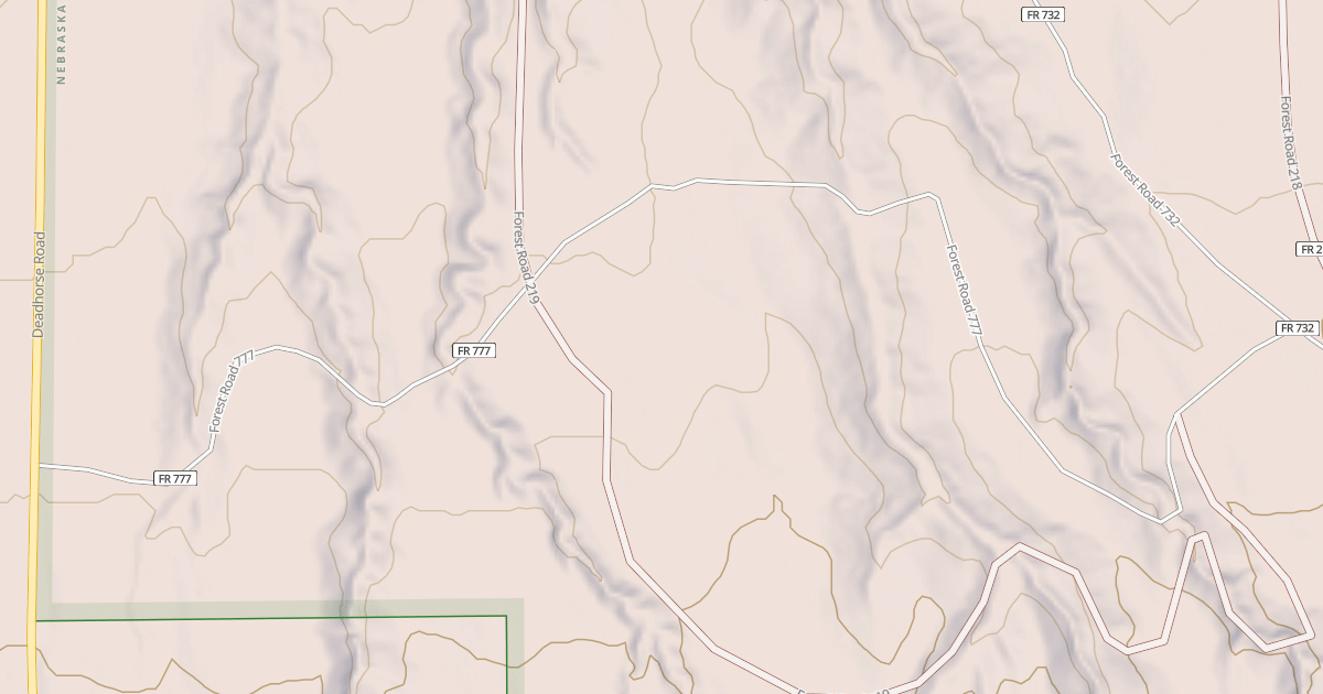Map preview of USFS National Forest System Roads {6CDAE112-7503-40EA-8A86-5B98F7D9026B}