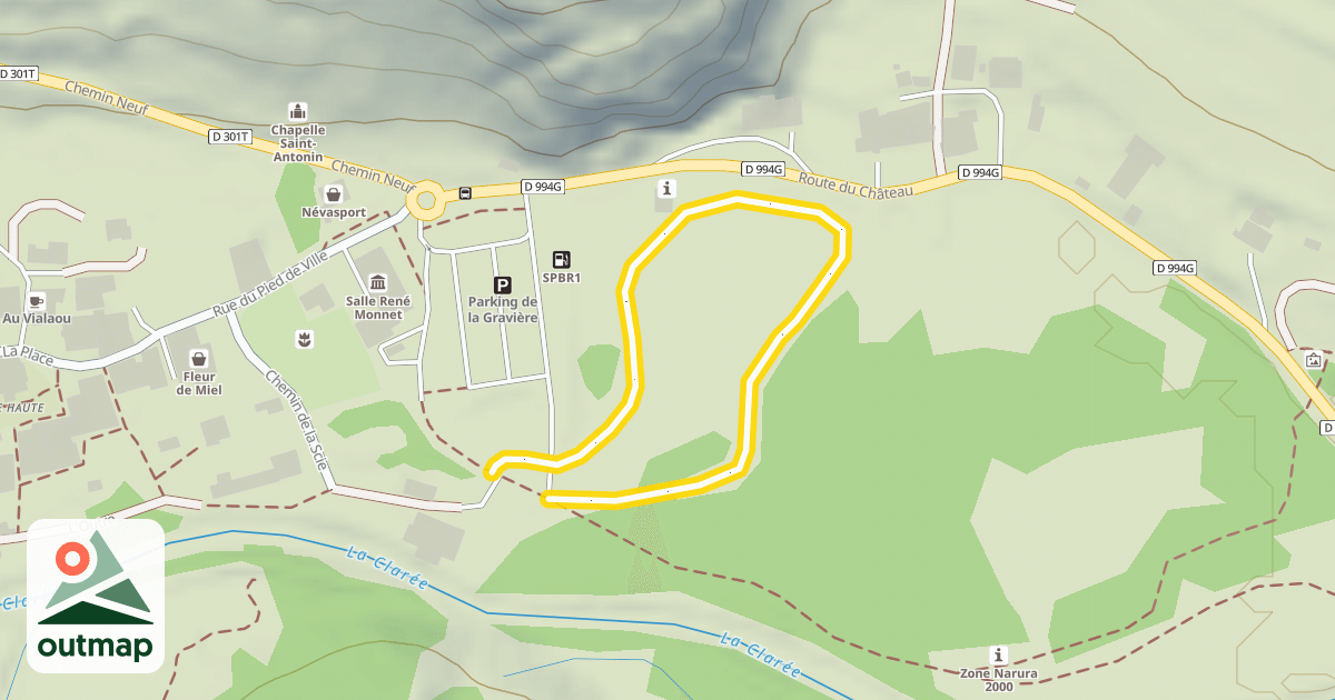 Map of Boucle Gratuite