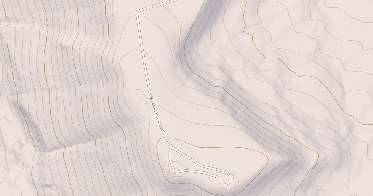 Map preview of HEBER MOUNTAIN SPUR 2