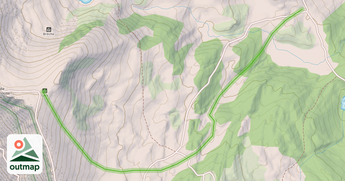 Map of Vallon du Loup