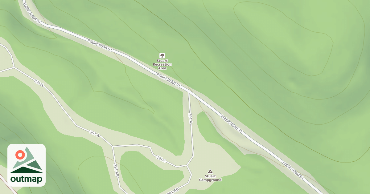 Map of STUART REC AREA CG INT