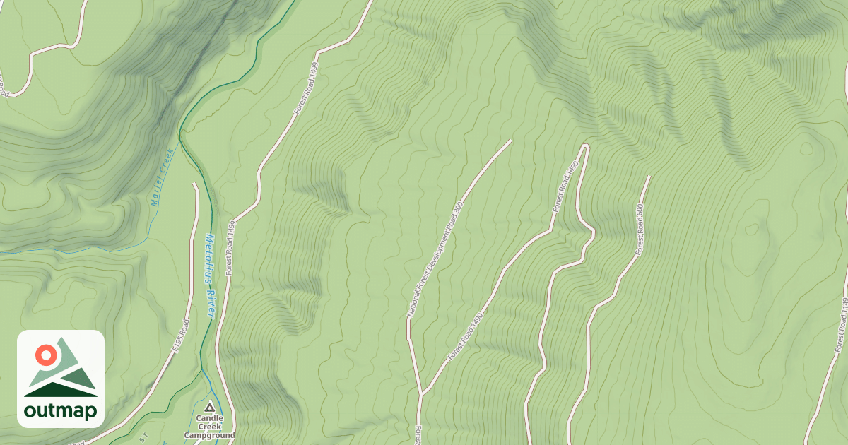 Map of USFS Motor Vehicle Use Map Roads {610049D3-5927-4437-8BAB-4DAF08AAD59D}