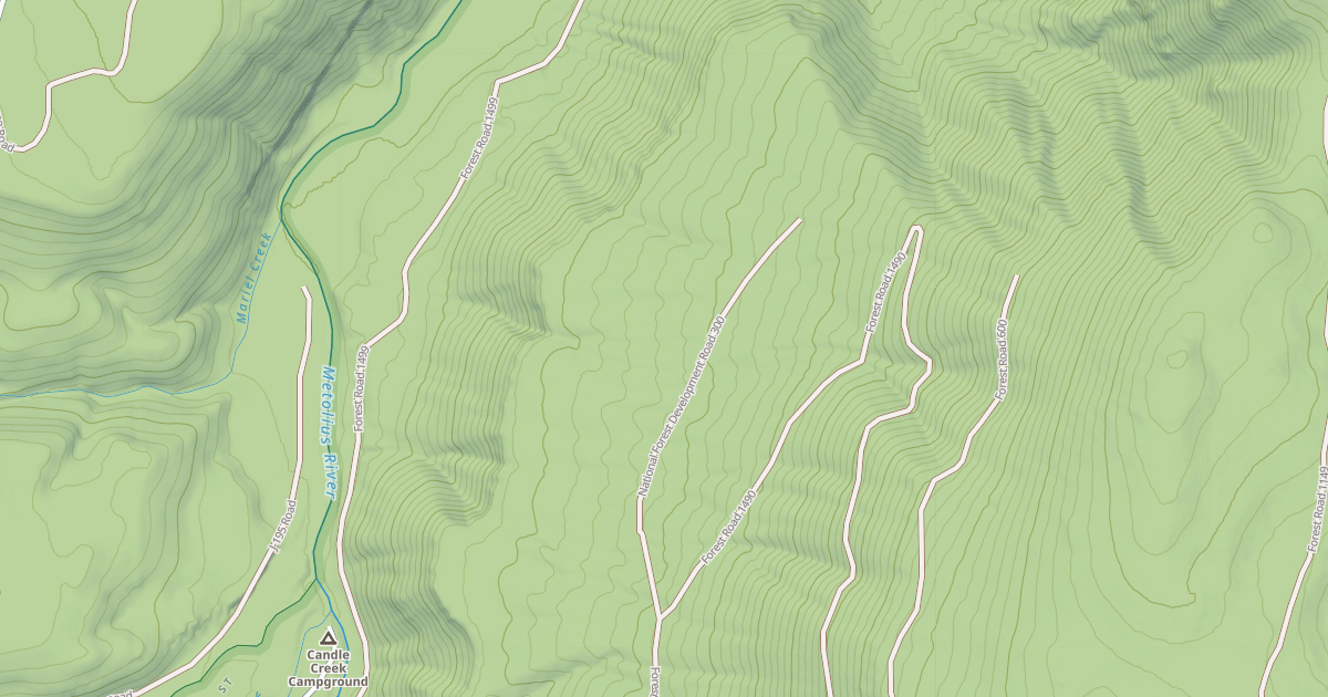 Map preview of USFS Motor Vehicle Use Map Roads {610049D3-5927-4437-8BAB-4DAF08AAD59D}