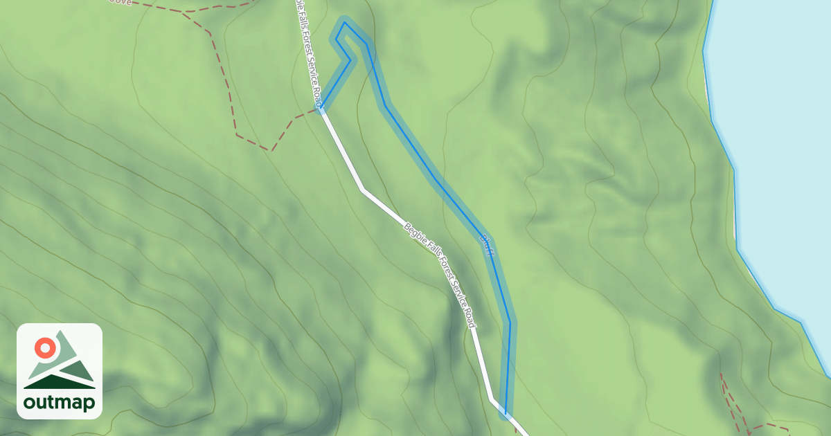 Map of Bluff