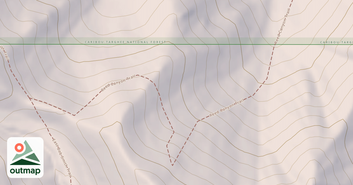 Map of Reed Canyon Trail