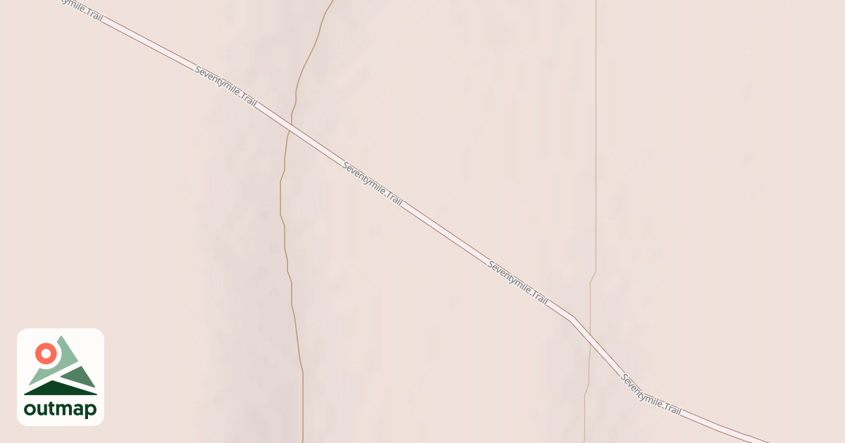 Map of Seventymile Trail