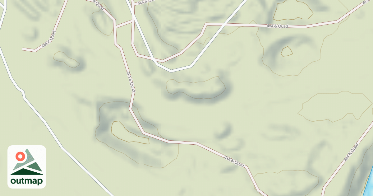 Map of Interlake State Recreation Area Trails