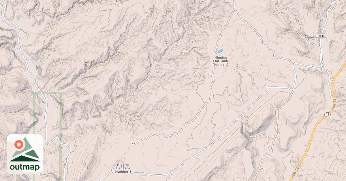 Map of 4033 K