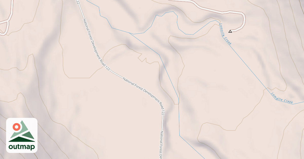 Map of CAMP LAMOILLE SPUR C