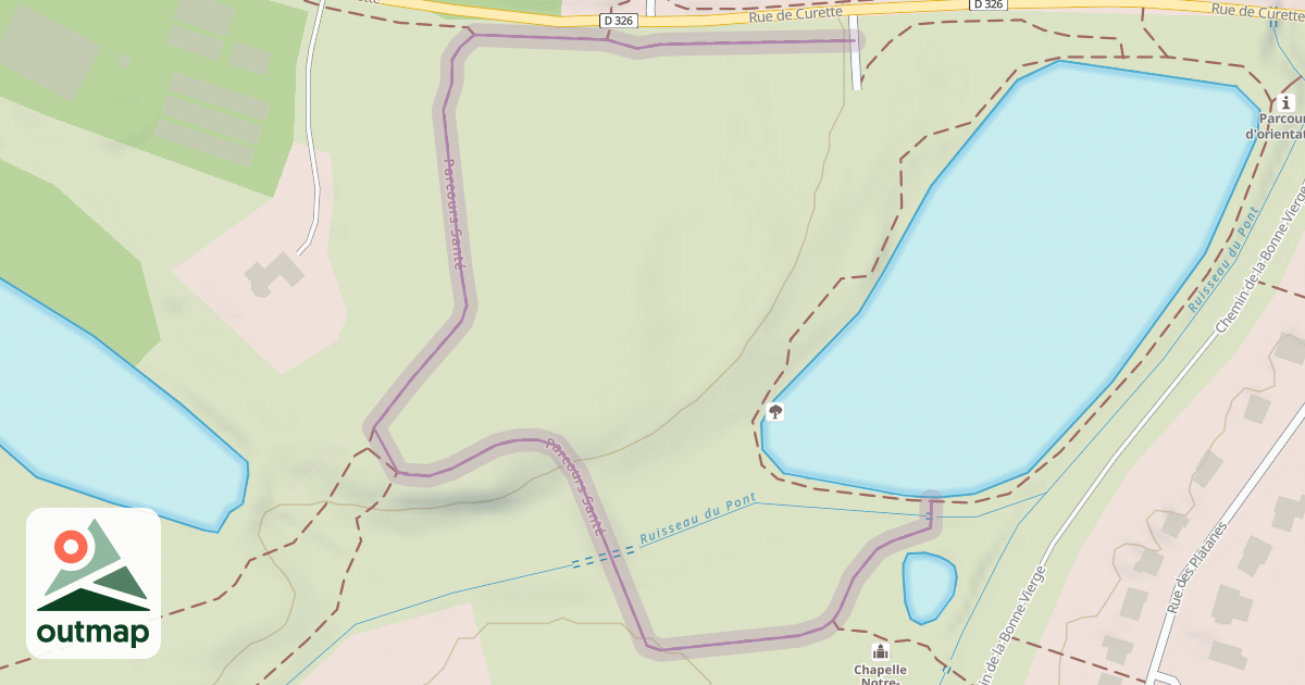 Map of Parcours Santé