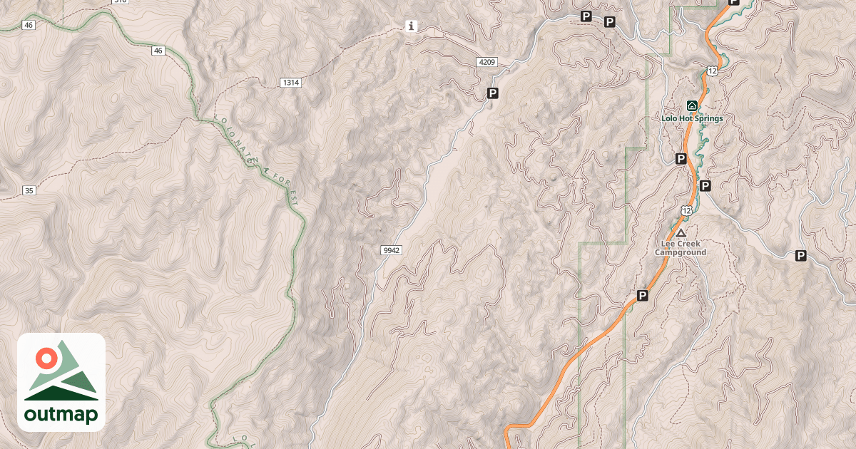 Map of GRANITE CREEK