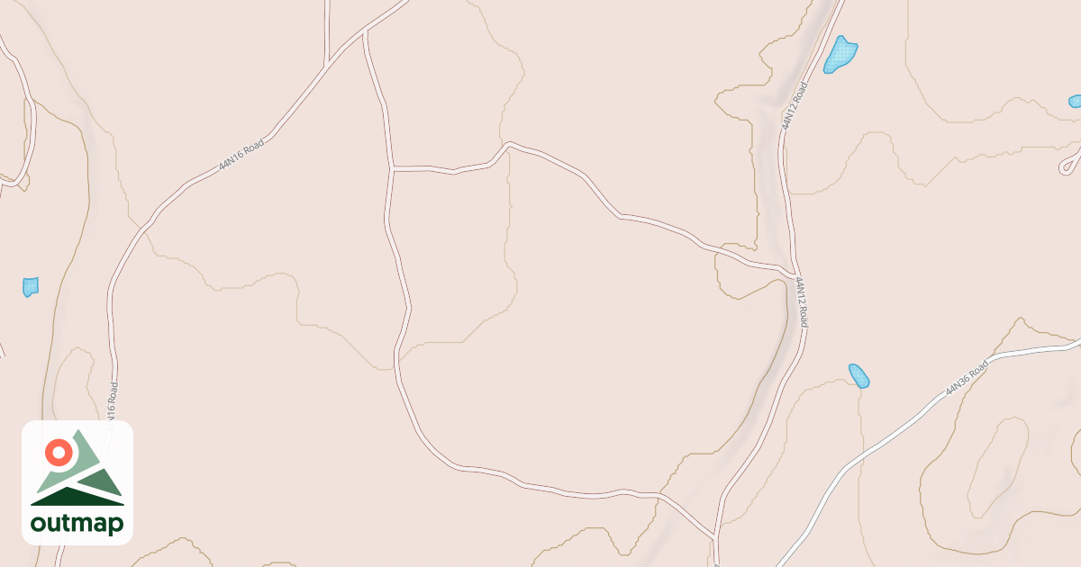 Map of LOST VALLEY SPUR