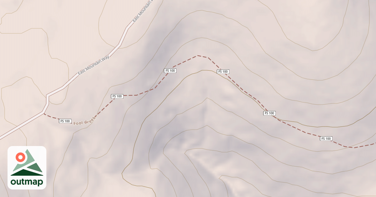 Map of Fool Creek