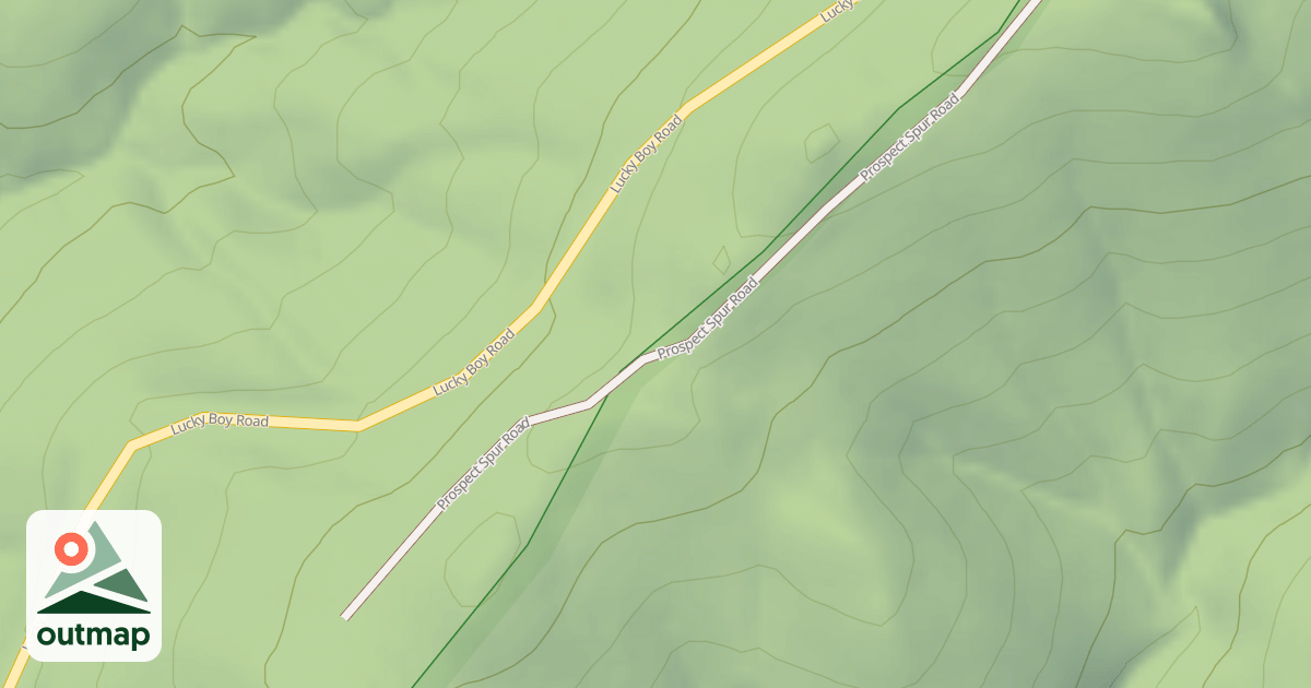 Map of PROSPECT SPUR ROAD