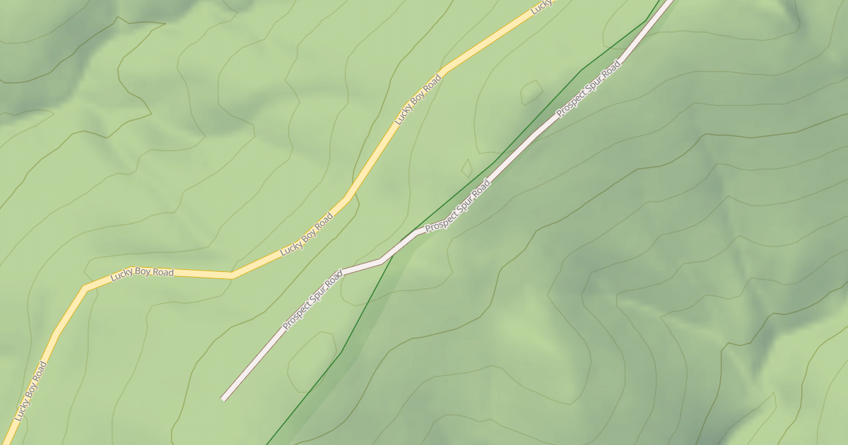 Map preview of PROSPECT SPUR ROAD