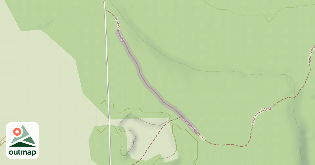 Map of Kennerdell Trail
