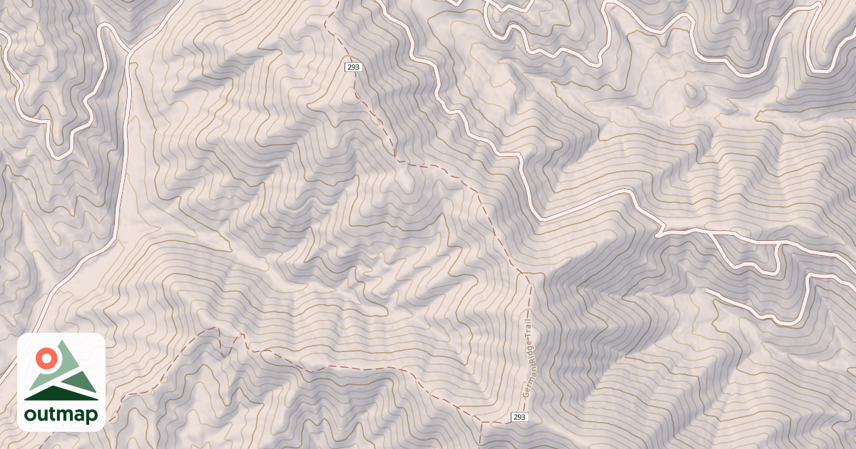 Map of GERMAN RIDGE