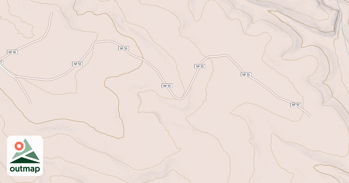 Map of USFS Motor Vehicle Use Map Roads {48DC571D-07B0-4A60-B3A6-E4105EE730FC}