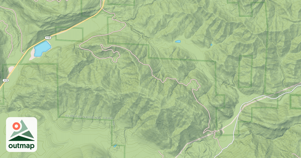 Map of USFS Motor Vehicle Use Map Roads {A5EF0634-6121-4490-908C-1140C9DCA93E}