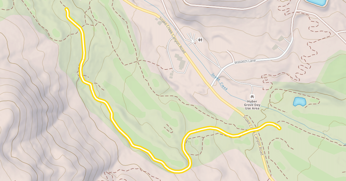 Map preview of Mounain Course Nordic Track