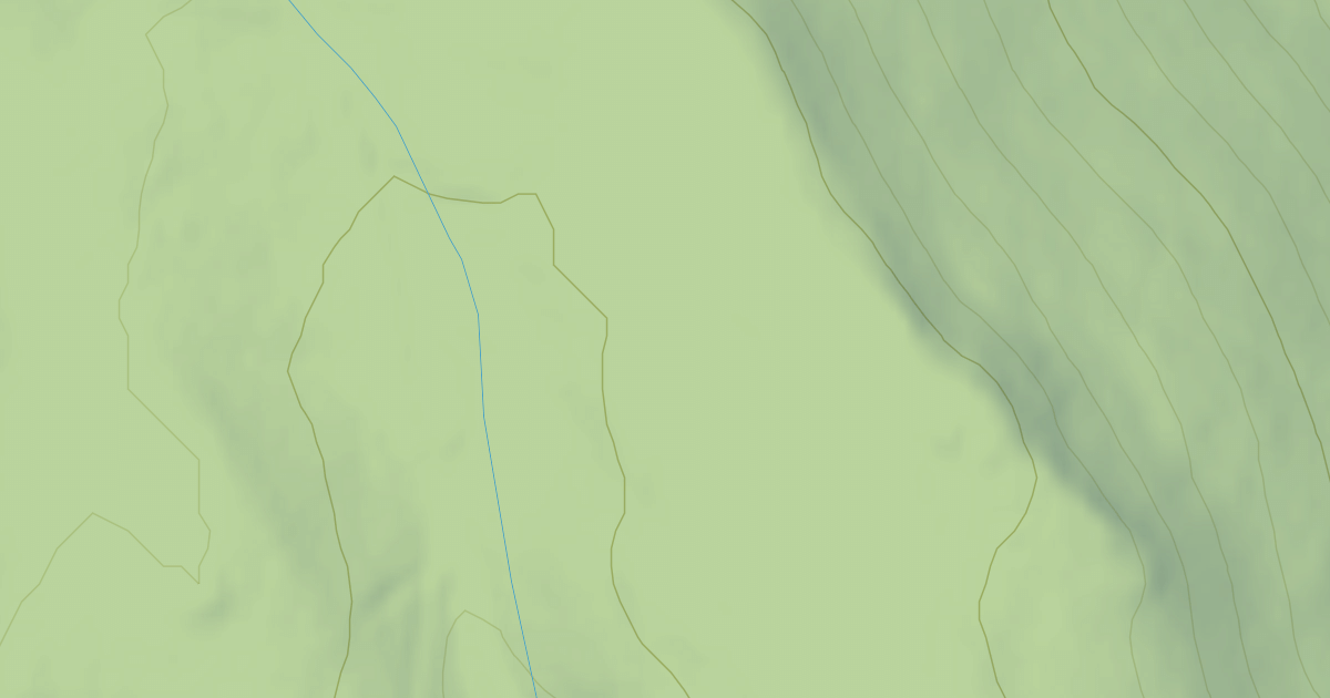 Map preview of MILL CREEK PLATEAU SPUR