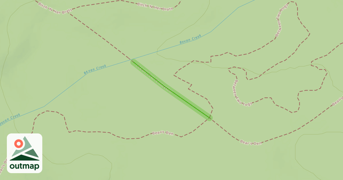 Map of Bear's Den Connector