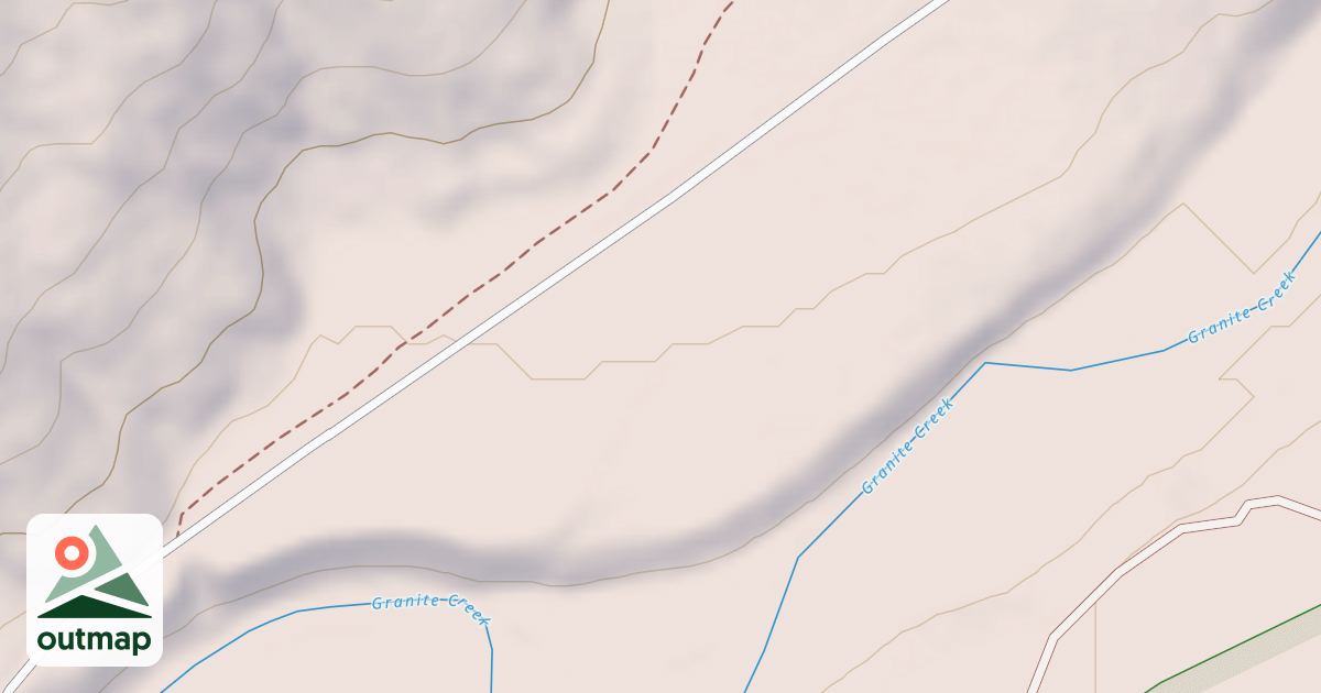 Map of GRANITE CR DISP REC SITE E