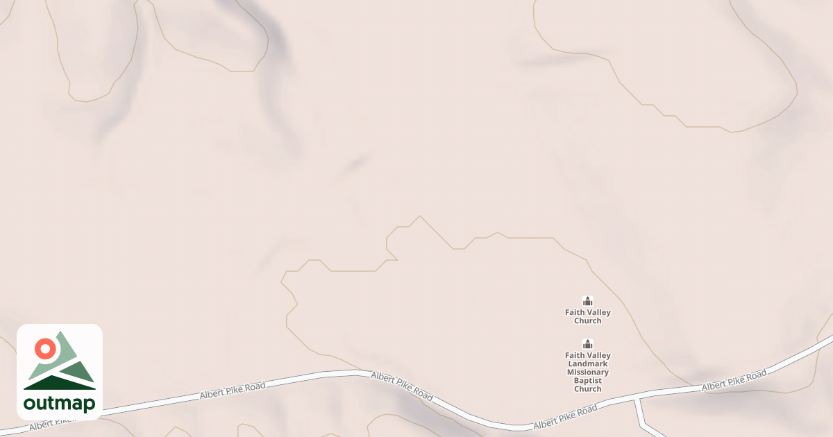 Map of PINEY TOP