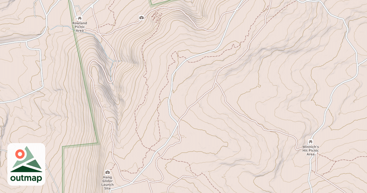 Map of Haldeman & Greenland Tracts - Snowmobile Trails