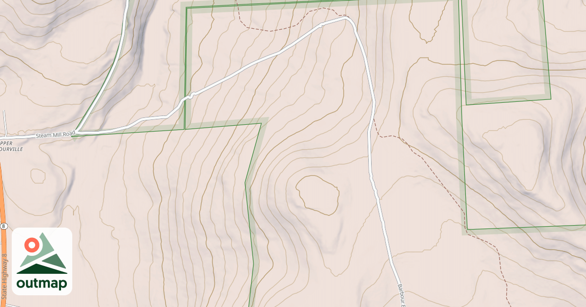 Map of Snowmobile Trail