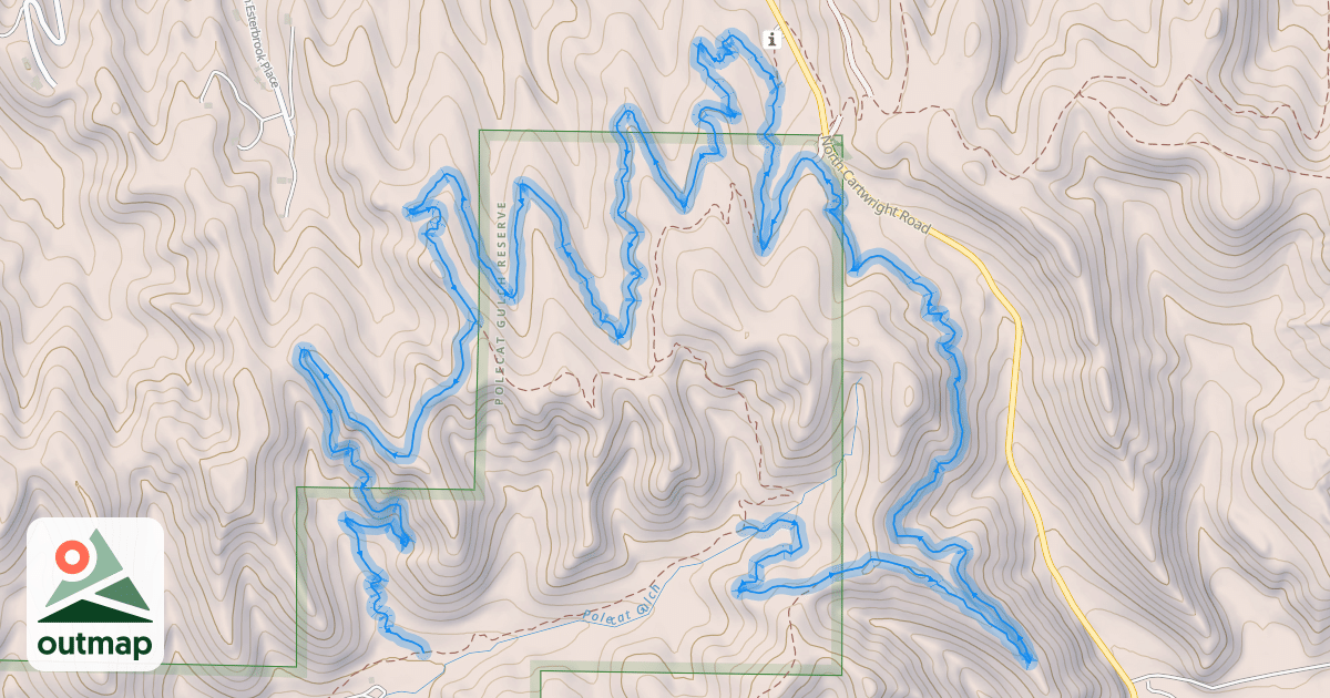 Map of #81 Polecat Loop