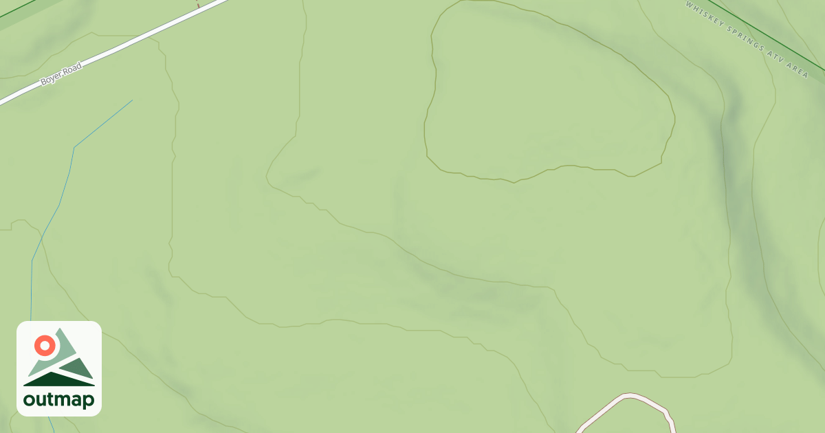 Map of Whiskey Springs Trails
