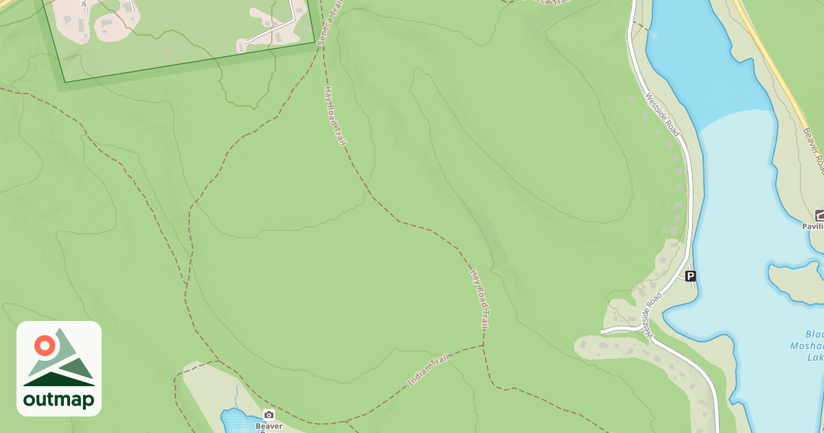 Map of Black Moshannon State Park Trails