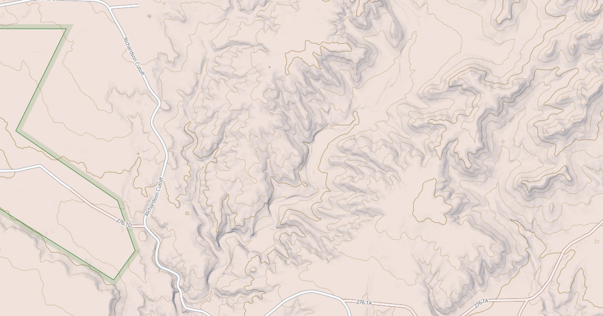 Map preview of East Pass Creek