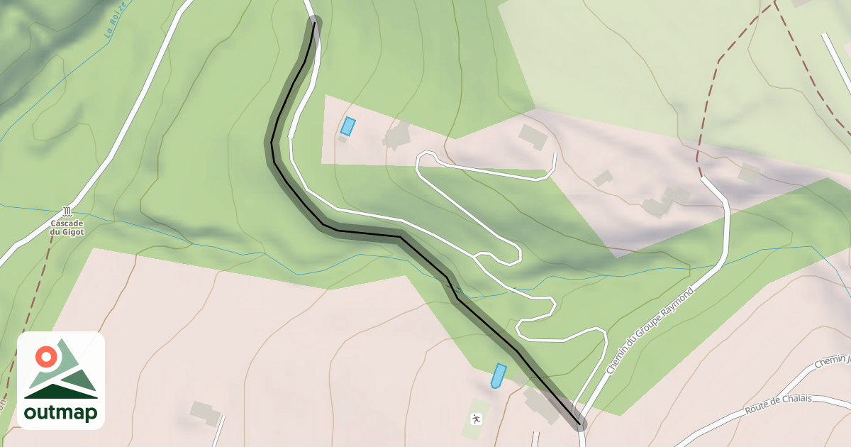 Map of Chemin du Groupe Raymond