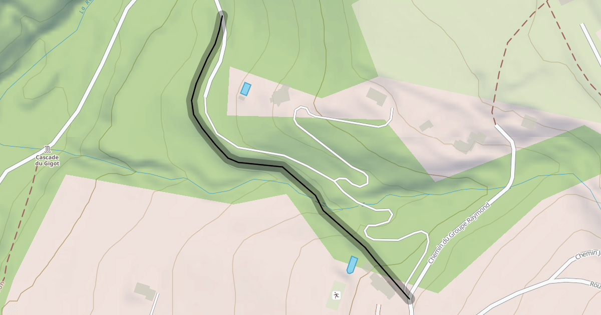 Map preview of Chemin du Groupe Raymond