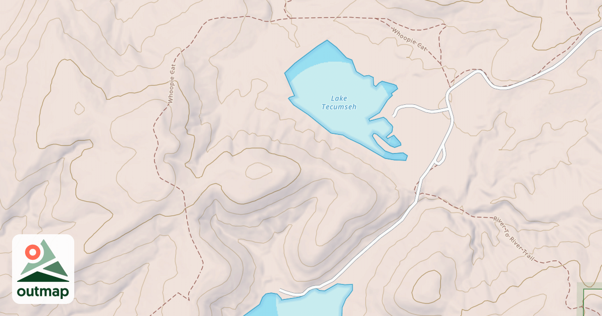 Map of WHOOPIE CAT DAM