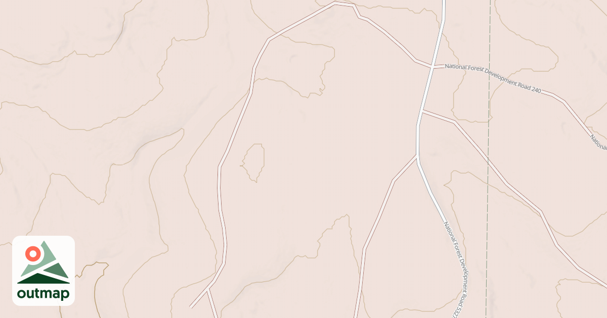 Map of USFS Motor Vehicle Use Map Roads {2B34231C-686D-41DA-9B2F-63D09066805B}