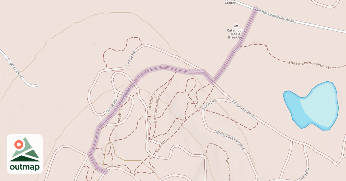 Map of Farm Road
