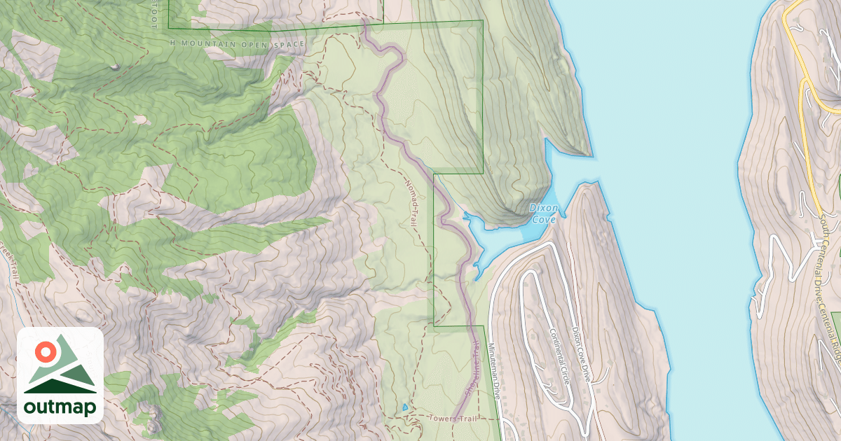 Map of Shoreline Trail