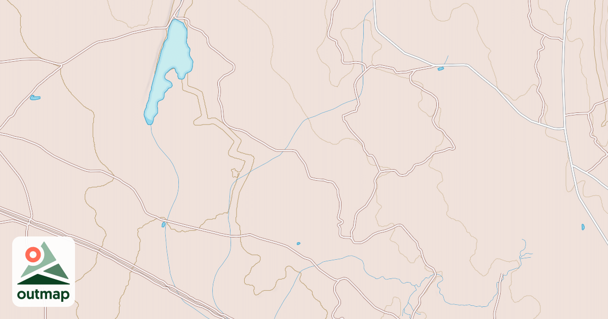 Map of E HOG LAKE