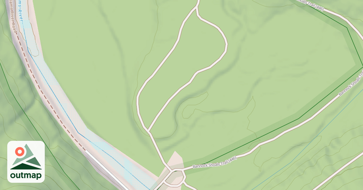 Map of TEA CREEK CG