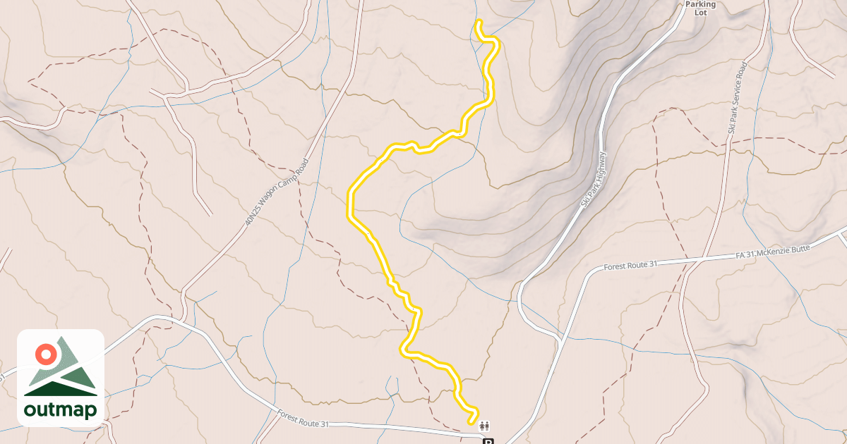 Map of Winding Way